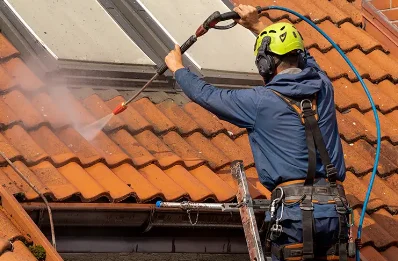 Démoussage et hydrofuge de toiture à Cézens